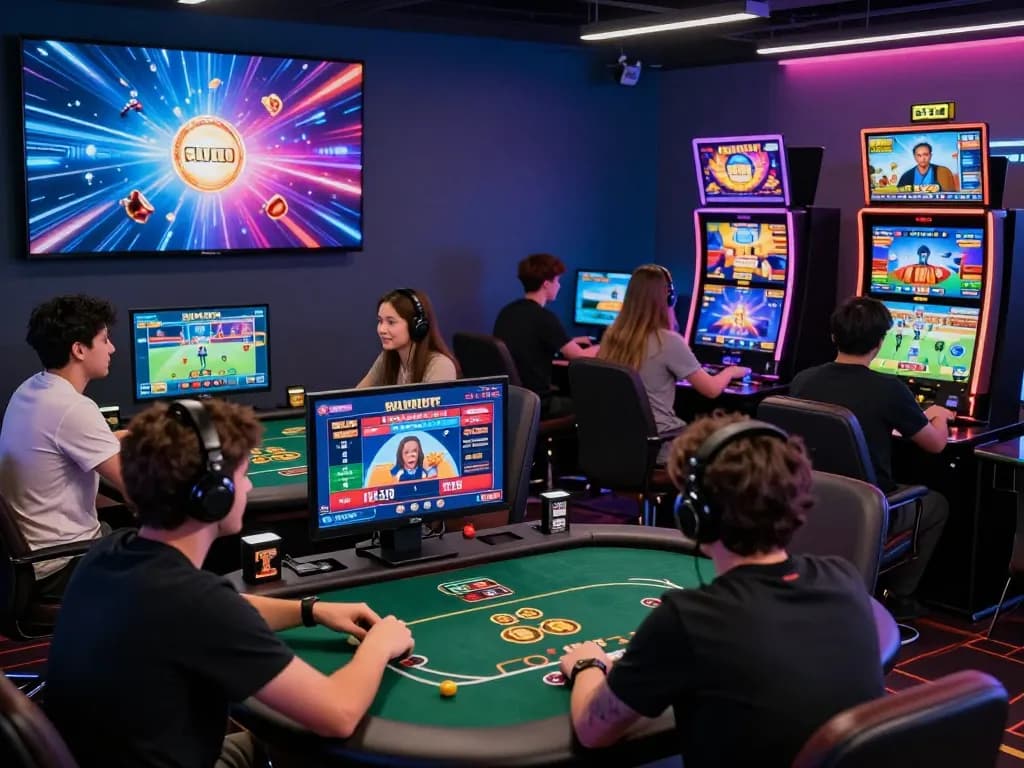 Engaged players at Sunwin enjoying interactive gaming, tải sunwin providing exciting online entertainment options.
