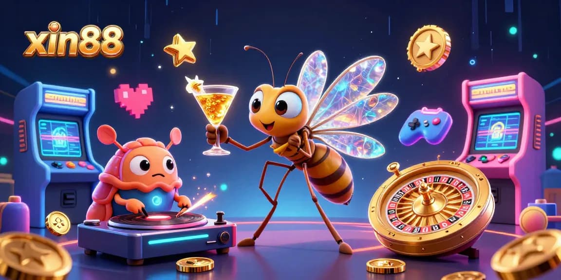 Experience exciting gameplay at xin88, featuring vibrant casino elements and lively characters.