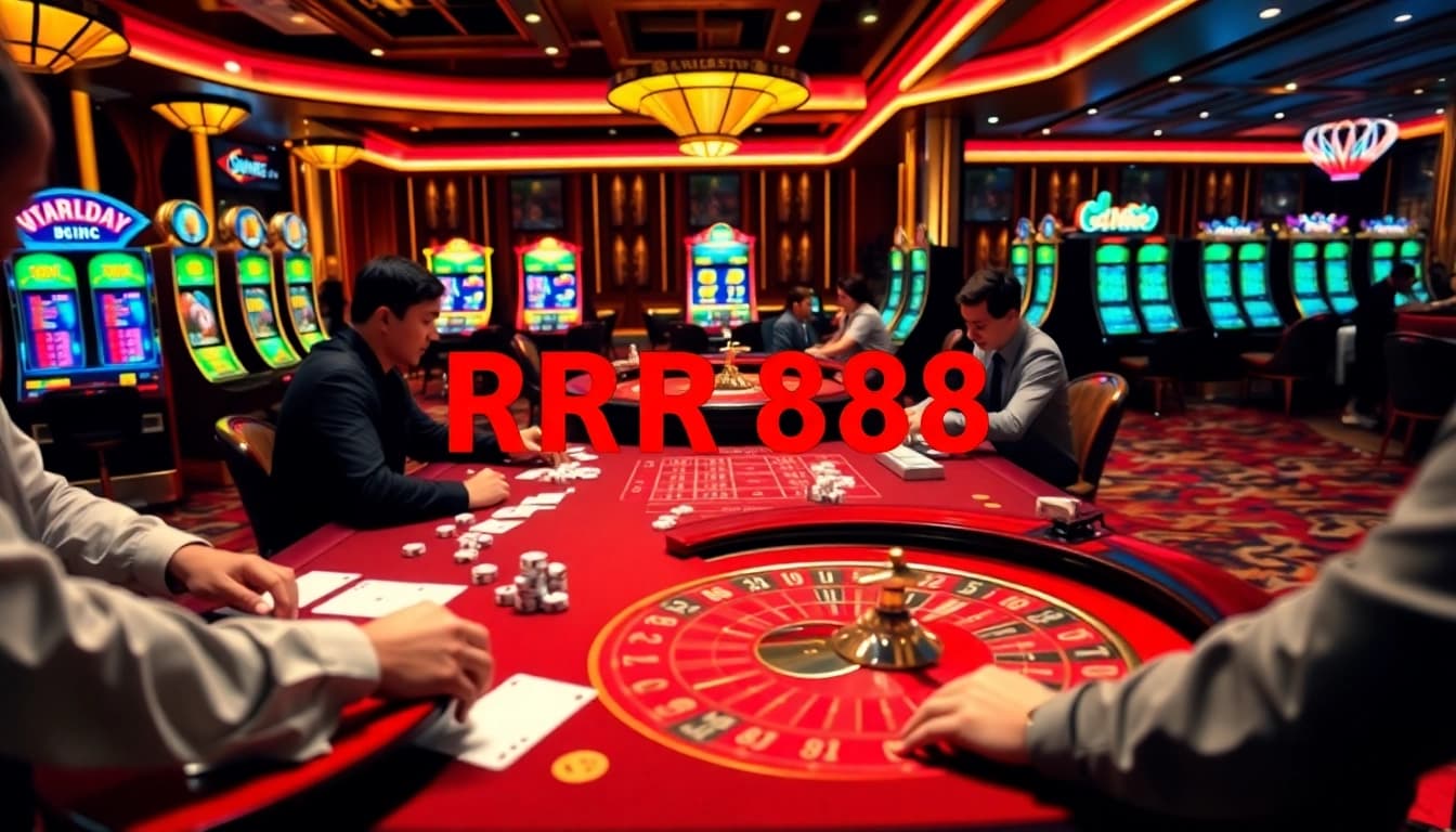 Join the thrilling experience of đăng ký RR88 at a luxurious casino table.