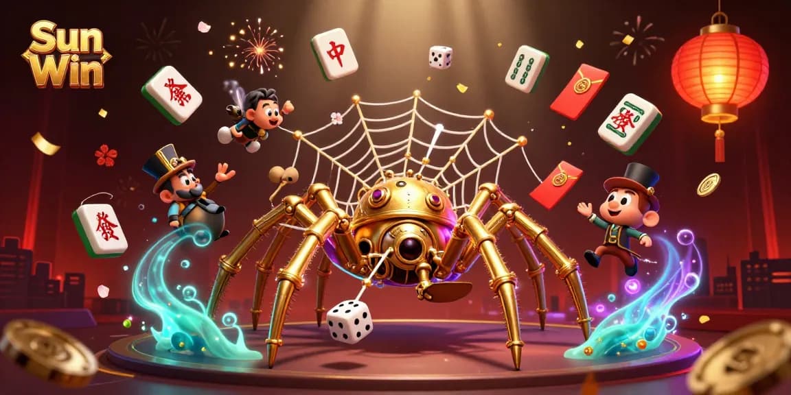 Sun Win showcases a steampunk-themed casino scene with dynamic elements and rich details.