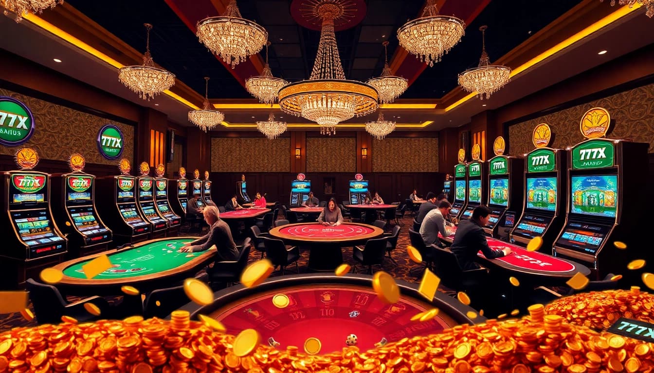 Experience thrilling gambling moments at 777X ATQ with exciting games and vibrant casino visuals.