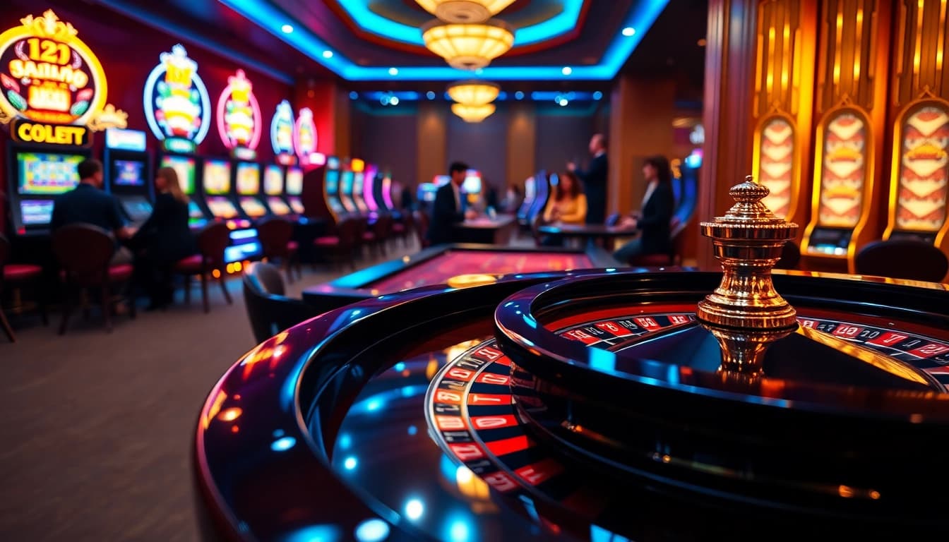 Experience the thrill of n188 com with strategic betting at a luxurious casino table.