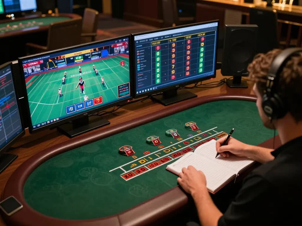 Engaging in strategic gameplay at U888 with live dealer blackjack and sports betting analysis