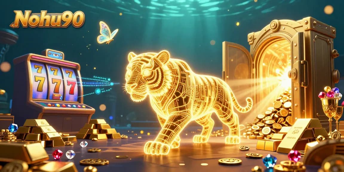 Nohu90 enriches your gaming experience with vibrant slot reels and dazzling treasures.