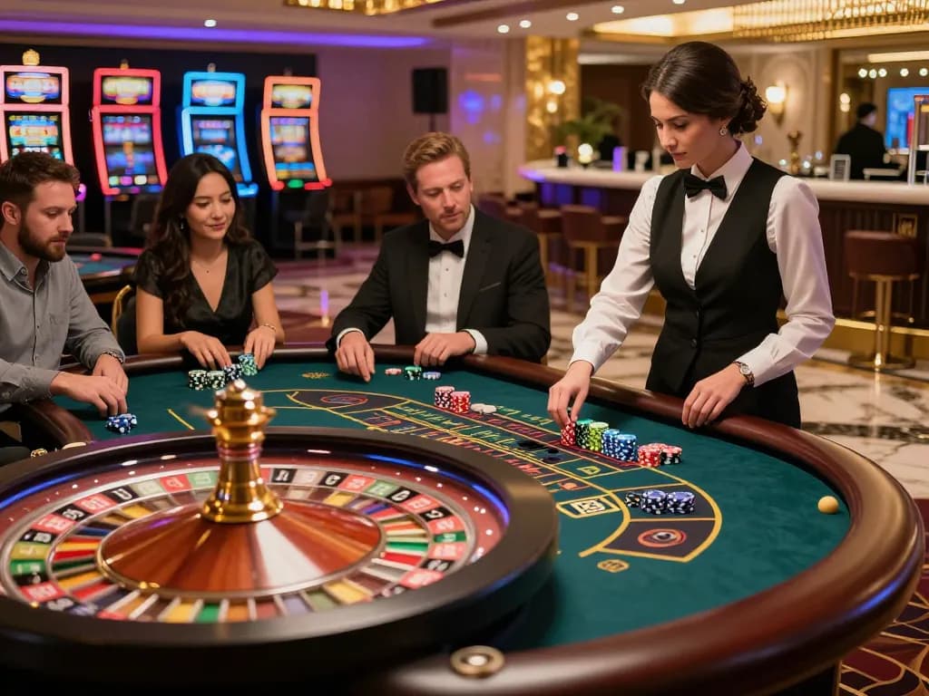 Experience the thrill of 79king-vn live roulette with engaged players and vibrant casino ambiance.