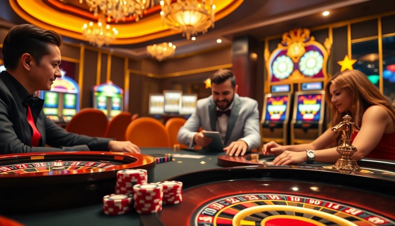 Experience thrilling gameplay on uu88 com with vibrant casino tables and dynamic gaming action.