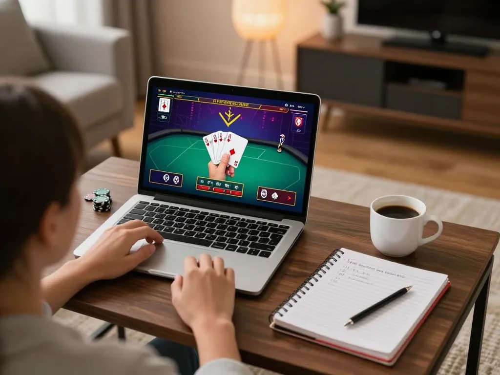 토토솔루션과 함께 집에서 스릴 넘치는 온라인 포커 게임에 참여하여 전략적인 게임 플레이와 아늑한 분위기를 선보입니다.