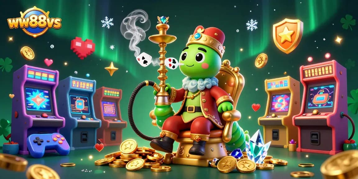 Experience thrilling gameplay at ww88vs with a vibrant illustration showcasing diverse casino elements.