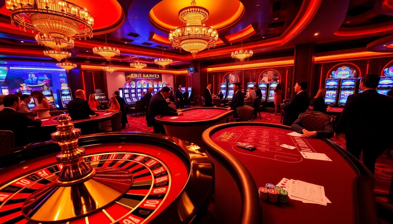 Experience the thrill of winning at https://xx88.promo/ with vibrant casino tables and excited players.