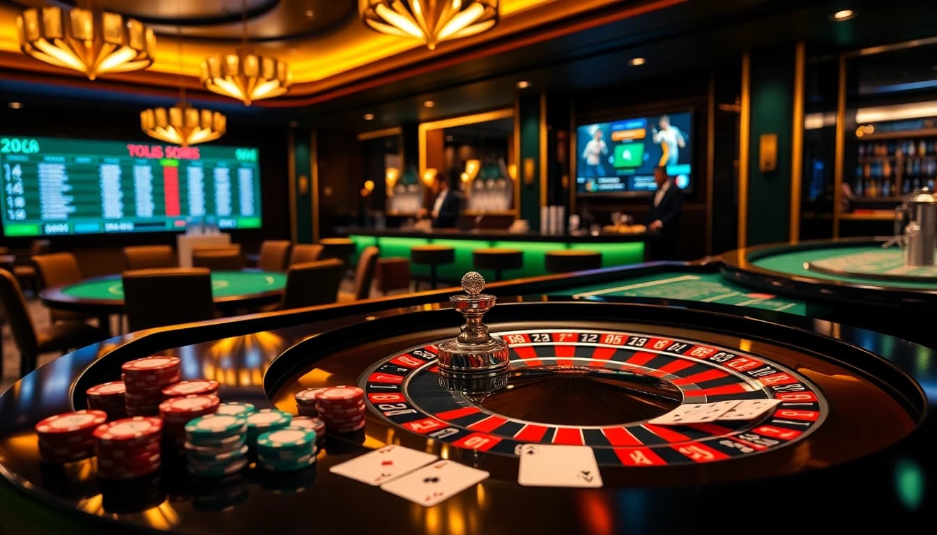 Experience high-stakes excitement with 7mcn live scores and luxurious casino elements.
