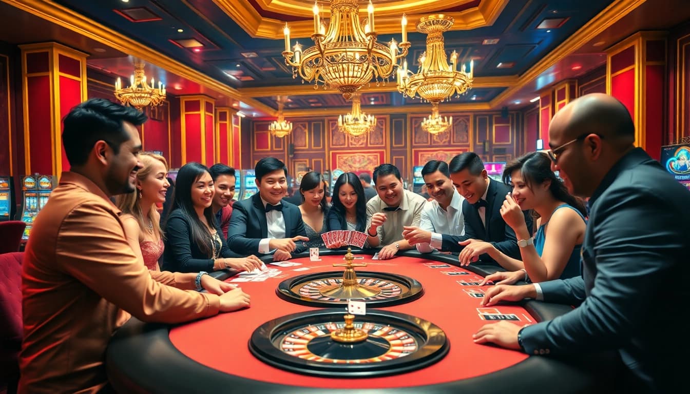 Experience the thrill of gambling at LuongSon with high-quality gaming excitement, featuring poker and roulette.