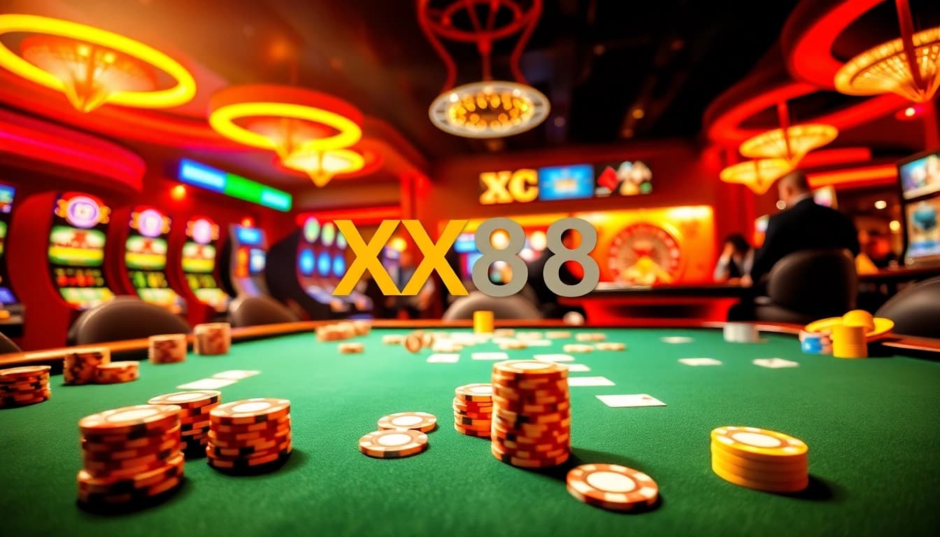 Experience high-stakes action at https://xx88.moe/ with thrilling poker games and lively casino visuals.