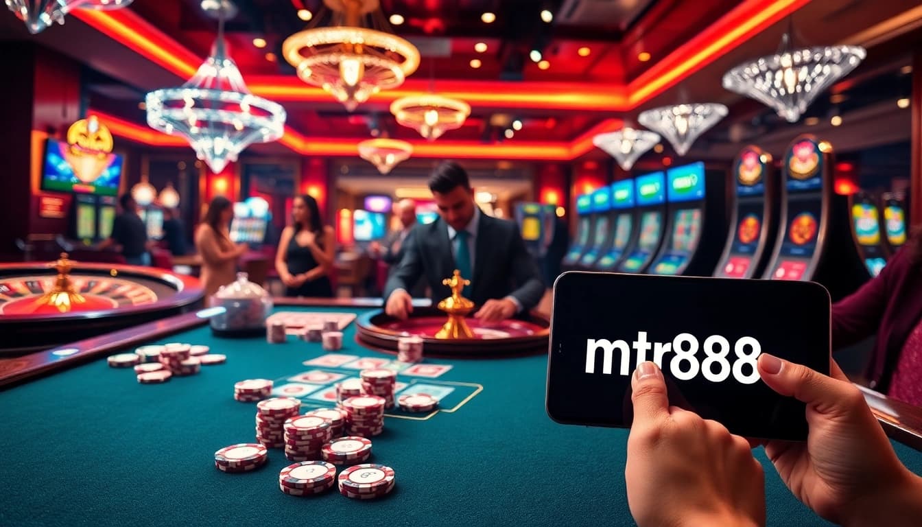 Experience thrilling gameplay at https://mtr888.com/ with vibrant casino tables and interactive gaming elements.