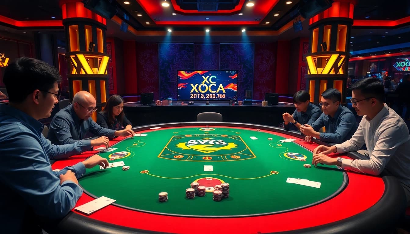 Experience thrilling Xóc Đĩa online có live stream with vibrant casino visuals and engaging gameplay.