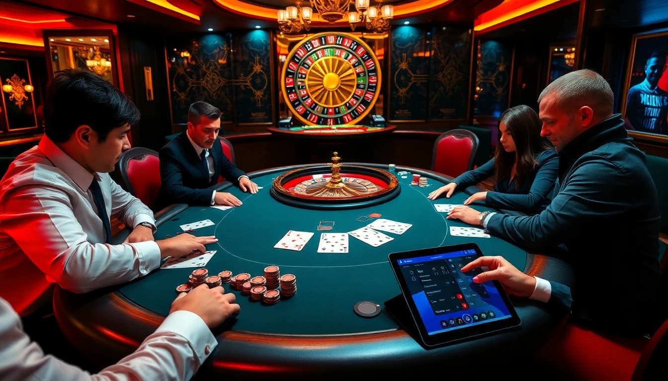 Engage in thrilling poker gameplay at https://mm88.london/, featuring high stakes and vibrant casino ambiance.
