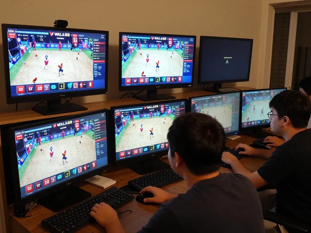 Experience live betting excitement at đá ga cp4 wala88 with engaged players at home.