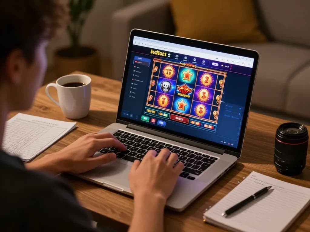 Playing on the kdslots platform at home, a player enjoys fast access to online casino games.