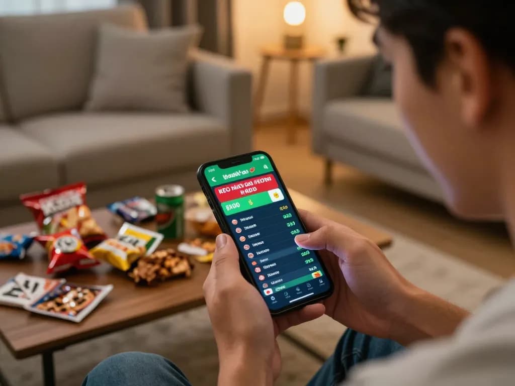 Engaging sports betting using the app for kèo nhà cái hôm nay, analyzing real-time odds in a cozy setting