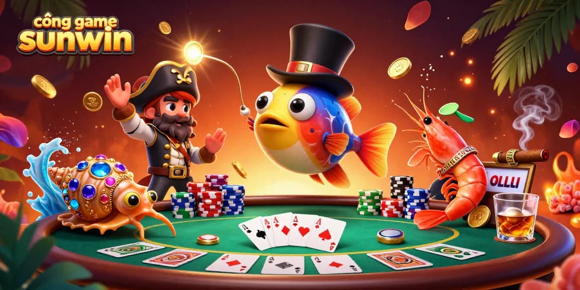 Win big at cổng game sunwin with exciting poker adventures and treasure hunt themes.