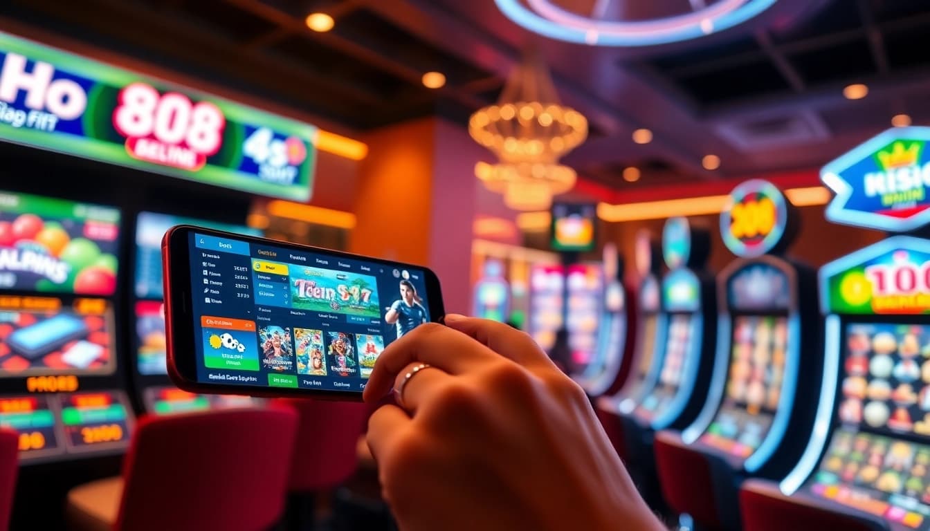 Engaging user experience with Ho88 online betting platform showcasing diverse gaming options.