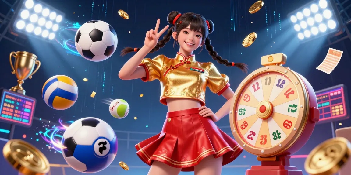 Experience the excitement of 8xbet with this vibrant casino-themed illustration bringing together sports betting elements and engaging visuals.
