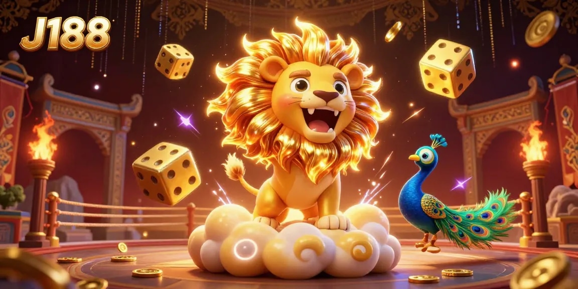 Experience exhilarating J188 gameplay with vibrant characters and dynamic casino elements.