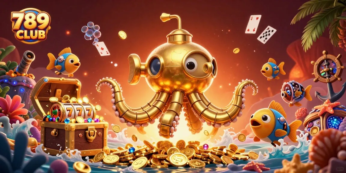 Engage in thrilling gaming at 789 CLUB with our vibrant underwater slot adventure featuring exciting treasures.