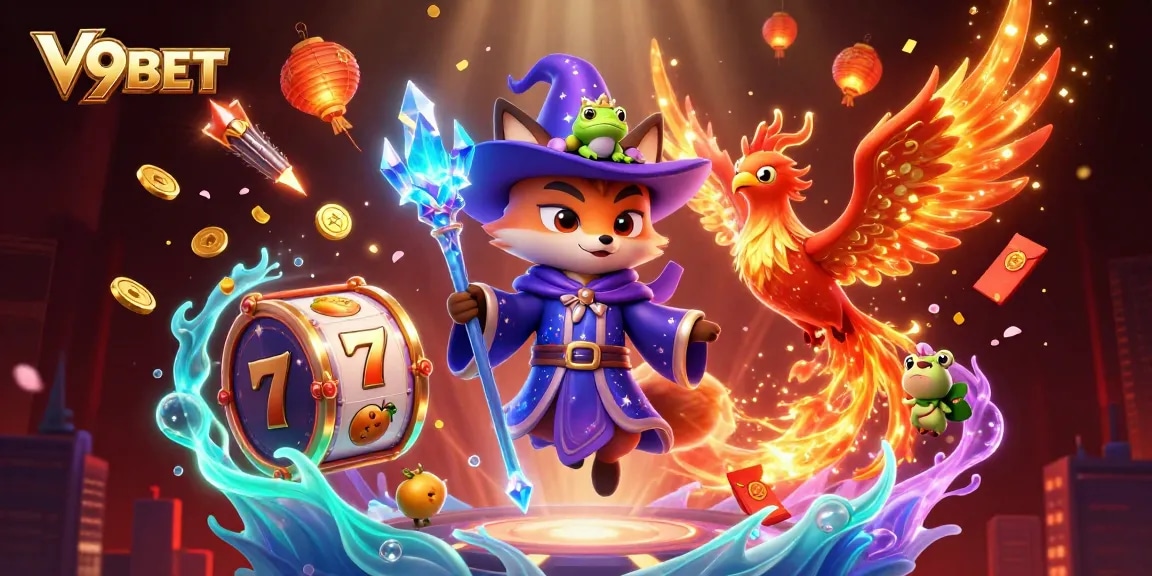 Engage with the magical world of V9BET through thrilling slot games featuring wizardry and excitement.