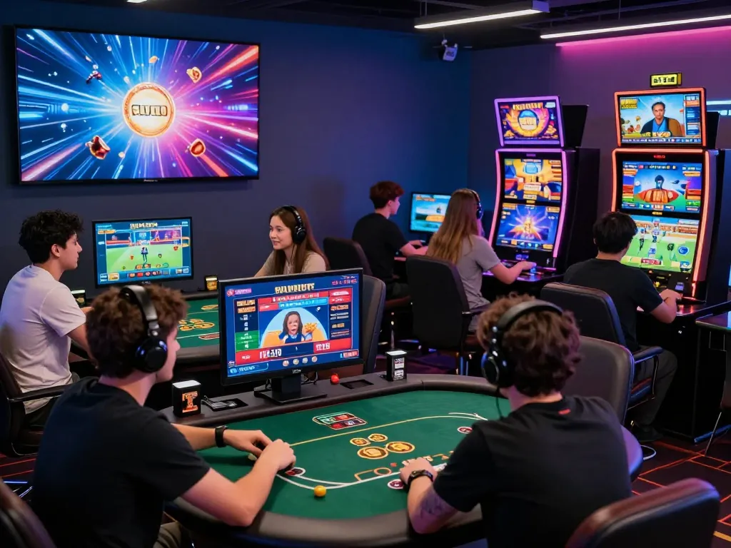 Engaged players at Sunwin enjoying interactive gaming, tải sunwin providing exciting online entertainment options.