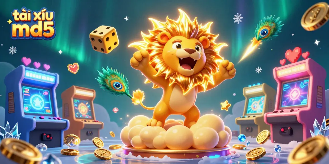 Experience the excitement of tài xỉu md5 in this colorful 3D carousel of casino fun!