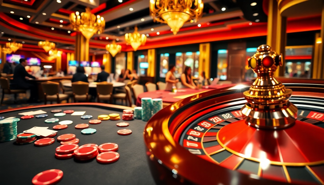 Engage with the thrilling atmosphere of TR88 trang chủ as players experience high-stakes gambling at a luxurious gaming table.
