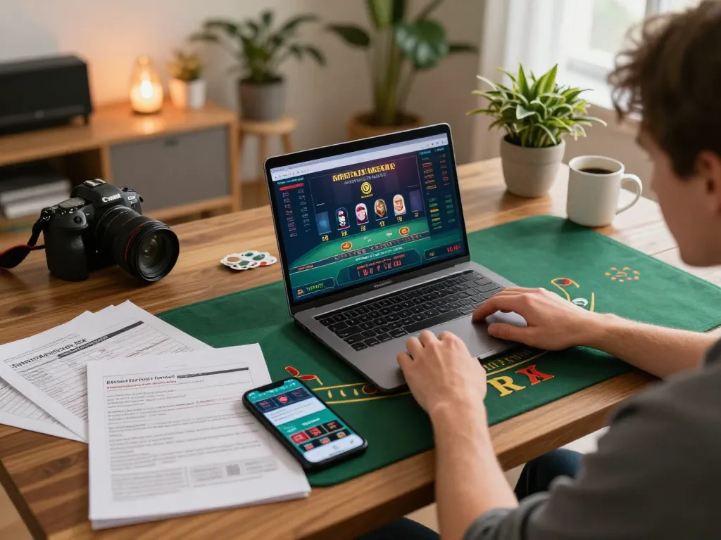 Engaging in live blackjack on Sungaitoto with warm home atmosphere and strategic notes