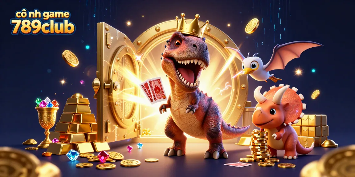 Join the fun with cổng game 789club in a vibrant casino scene filled with treasures and excitement.