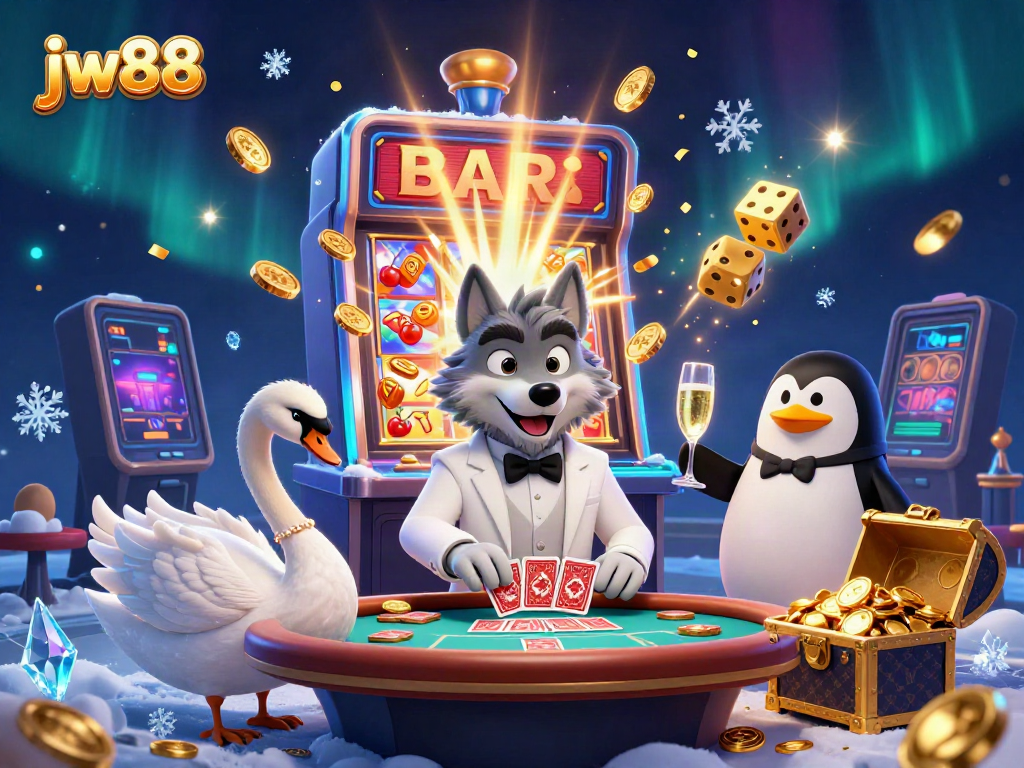 Experience dynamic gaming at jw88 with vibrant characters and jackpot excitement.