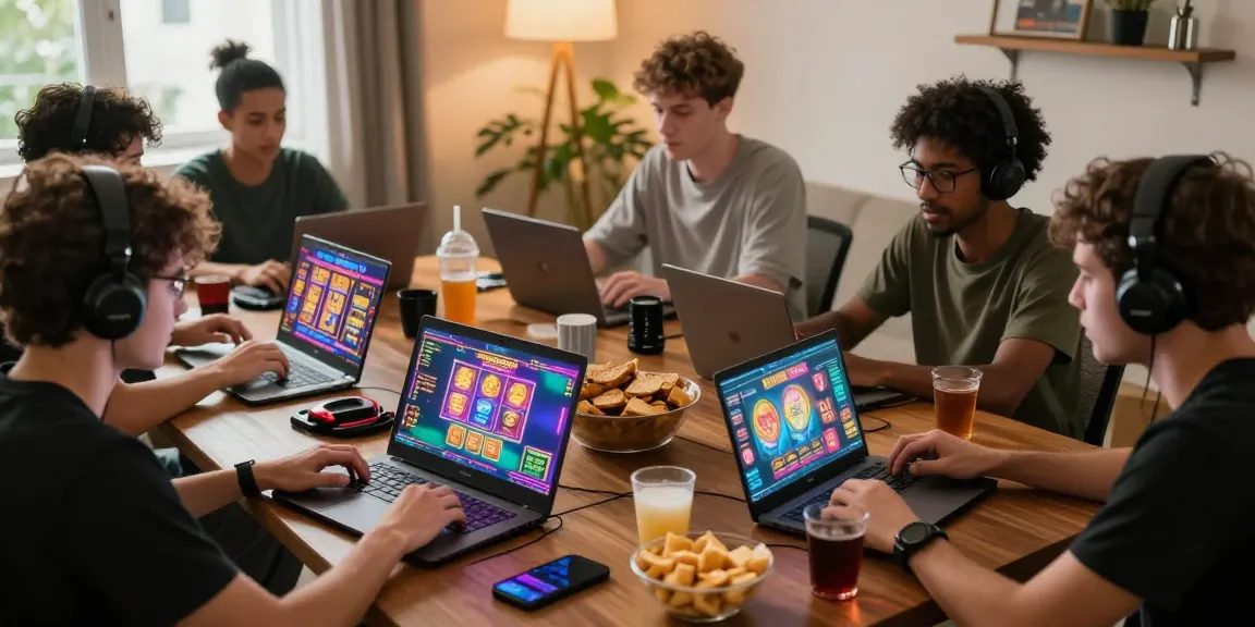 Players enjoying online gaming at jumpspace.org.uk, highlighting vibrant casino experiences.