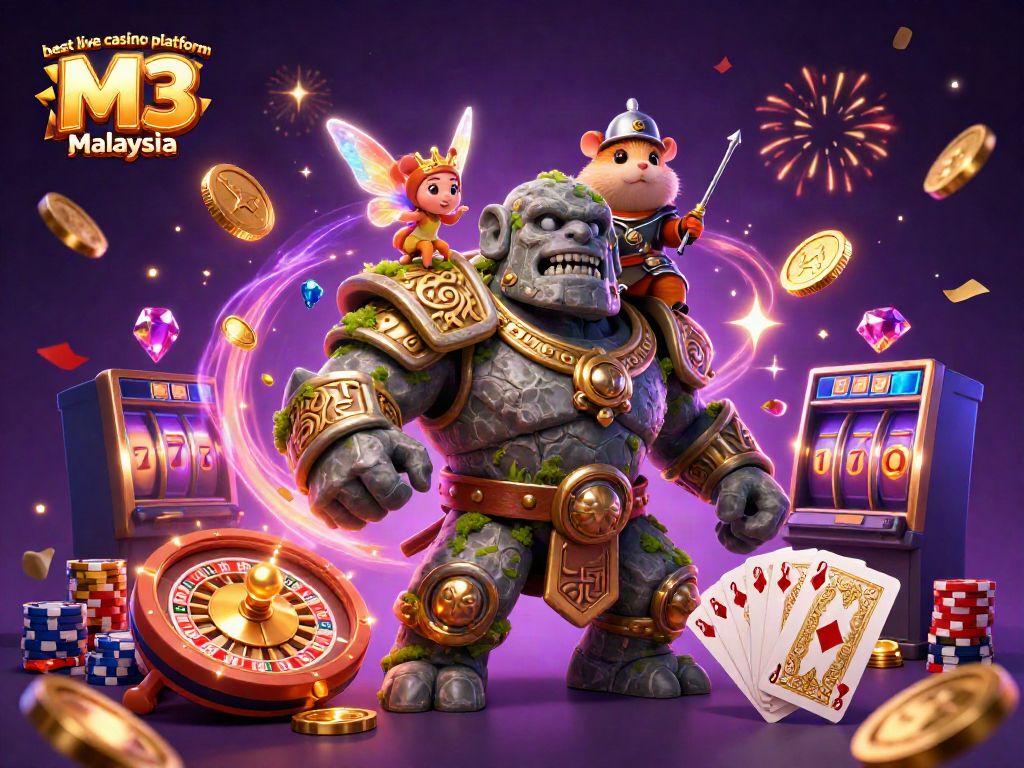 Win big on the best live casino platform M3 Malaysia with real dealers and exciting gameplay.