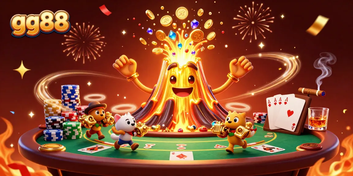 Engage with gg88 by winning big at the poker table amidst a dazzling eruption of treasures.