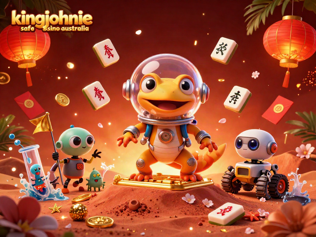 Celebrate wins at kingjohnnie safe casino australia with vibrant casino treasures in Mars adventure.