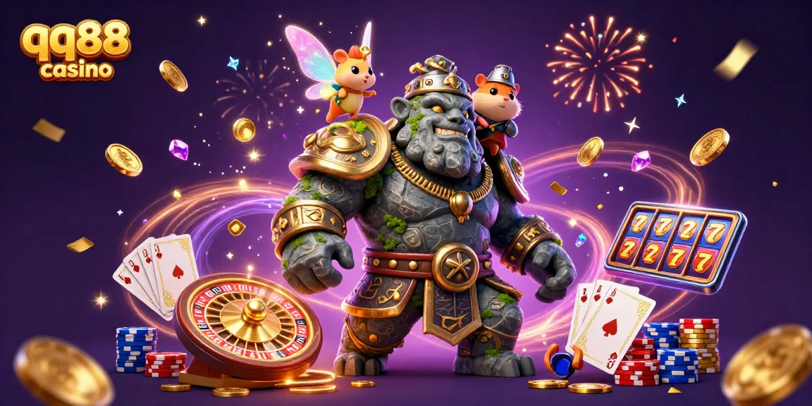 Experience the excitement of qq88 casino with 3D characters and dynamic gaming visuals.