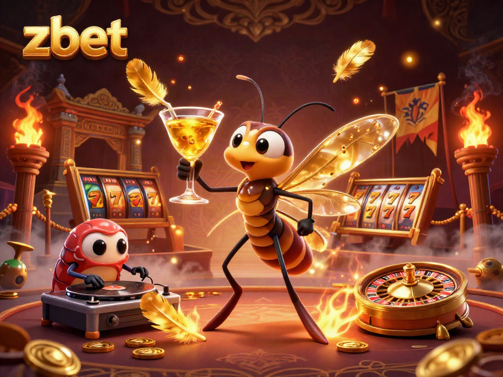 Engage with zbet through dynamic casino gameplay showcasing iconic elements and vibrant characters.