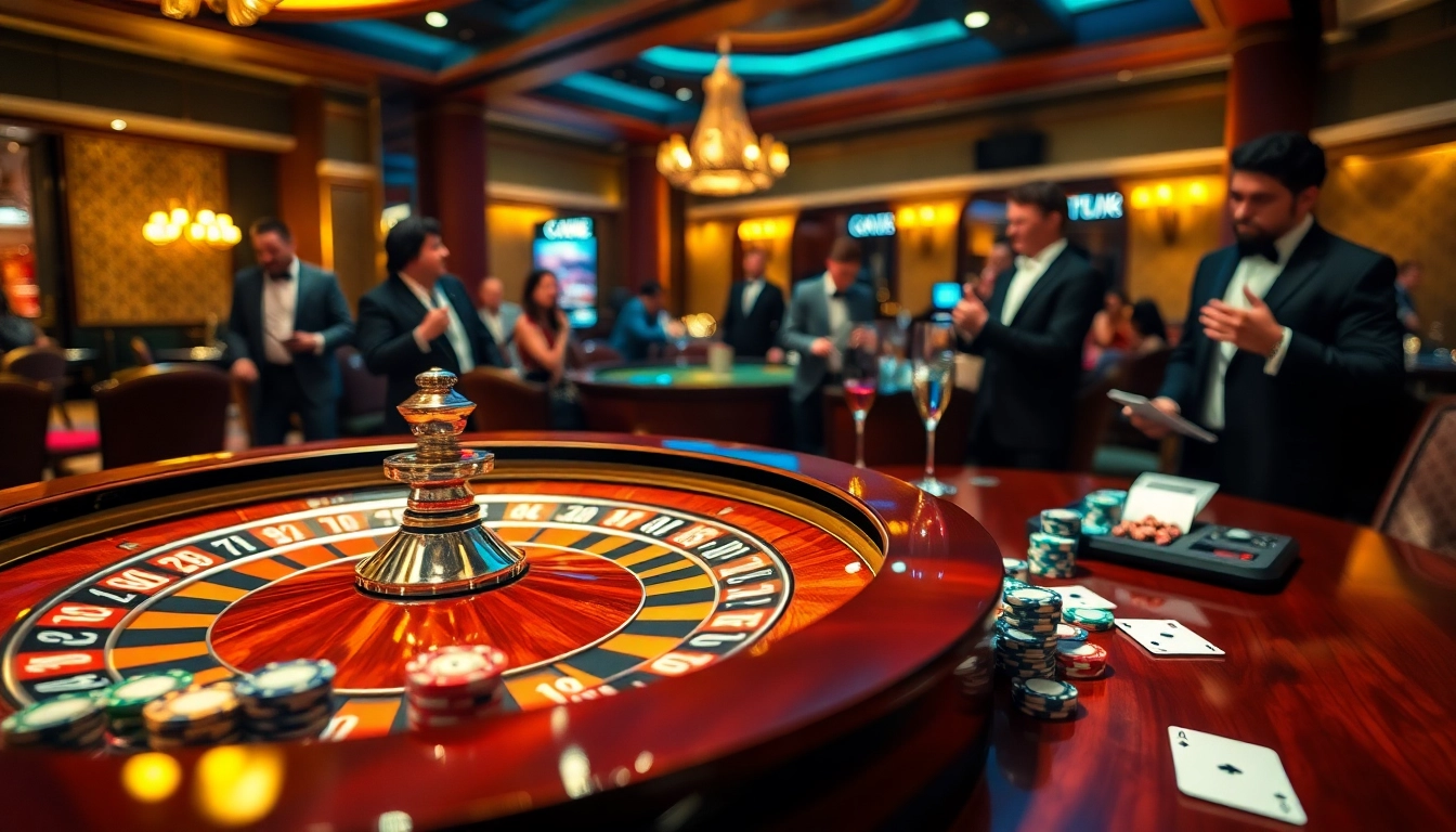 Experience the thrill of nhà cái typhu88 with vibrant casino visuals and elegant gambling atmosphere.
