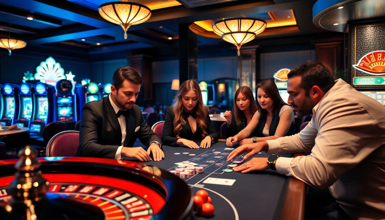 Experience high-stakes gaming at https://luongsontv5.com/, showcasing thrilling poker actions and vivid casino atmospheres.