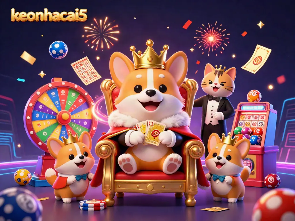 Engage with keonhacai5 for thrilling lottery experience featuring interactive colorful lottery balls.