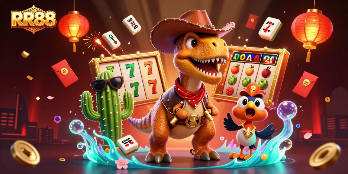 Engage with RR88's exciting slots experience featuring dynamic characters and vibrant game elements.