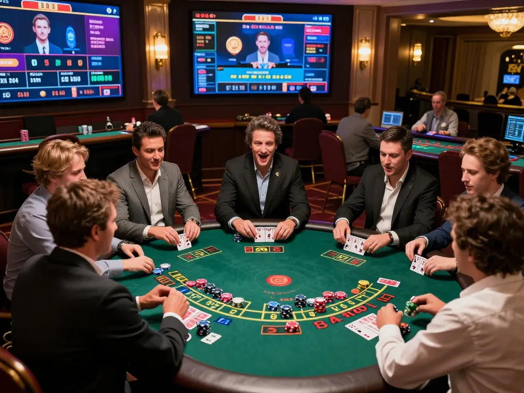 Exciting gameplay on sc88 trang chủ live blackjack table, showcasing players making strategic bets.