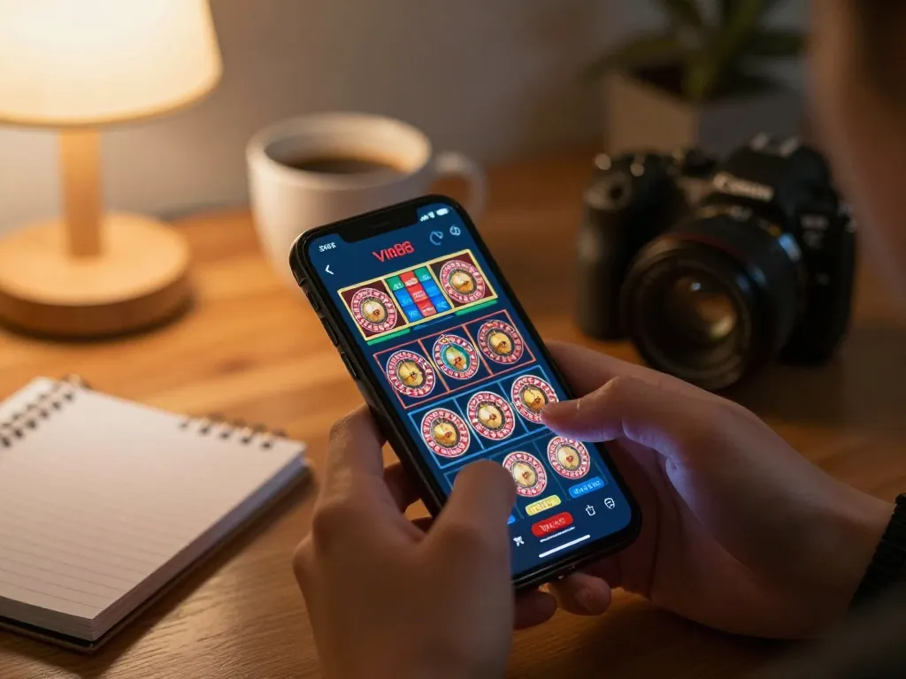 Tải app Vin88 to enjoy exciting casino games on mobile devices in a cozy home setting.