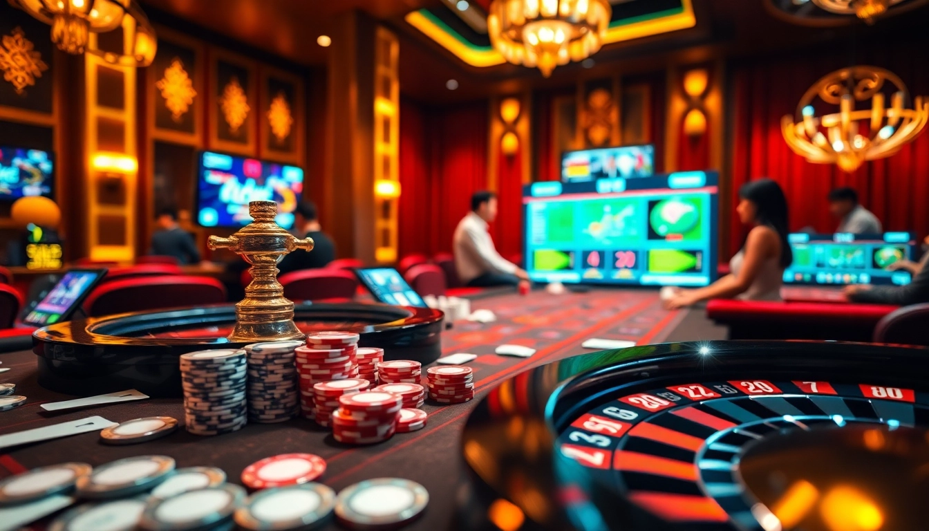 Experience the thrill of credible bookmakers in Vietnam with vibrant casino visuals.