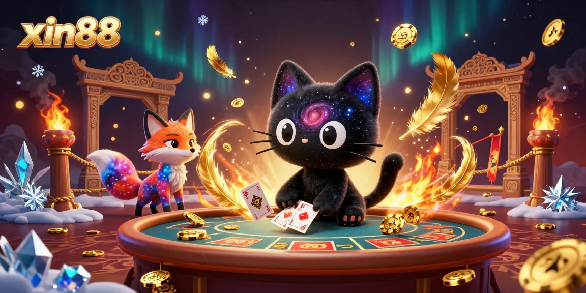 Engage in thrilling gaming experiences at xin88, with a captivating scene of cosmic characters and vivid elements.
