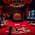 Experience the thrill of gambling in a luxurious casino scene with poker chips, cards, and the excitement of 888vnd bets.
