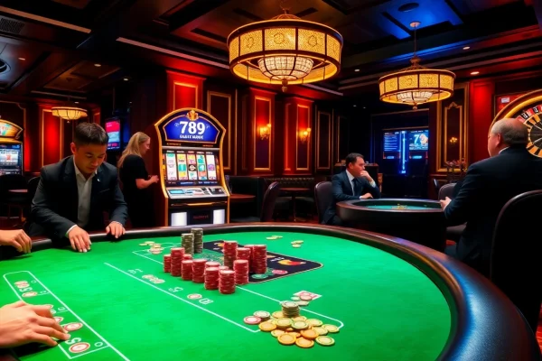 Experience the thrilling games at 789 club with vibrant casino tables and exciting gameplay.